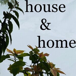 House & Home Wall Decor - Black Text